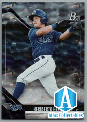 2021 Bowman Platinum Top Prospects Ice Foil #TOP84 Heriberto Hernandez